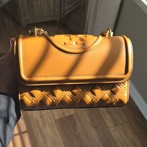 Tory Burch Small Fleming Convertible Bag. Like New!